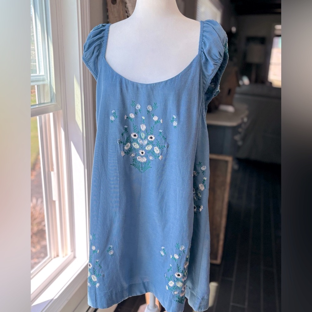 Free People Wildflower Embroidered Minidress - Picture 5 of 15